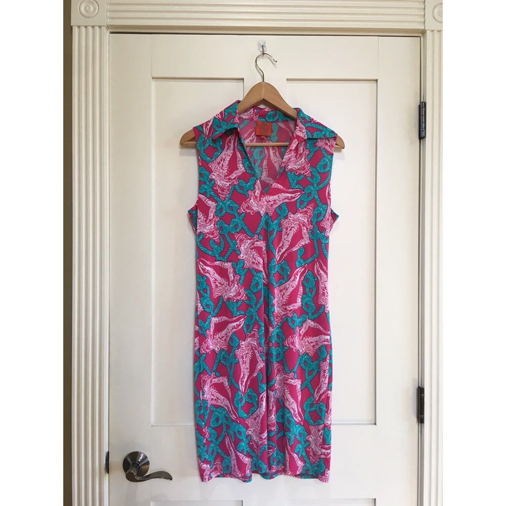 Tracy Negoshian Sea Shell Chain Rope Dress - Picture 1 of 4